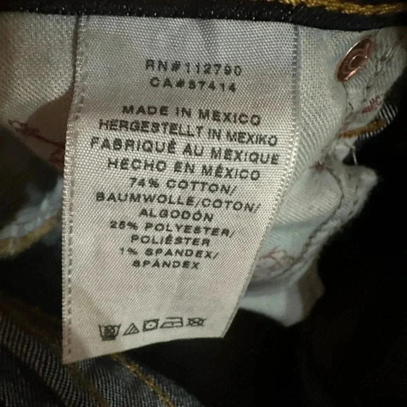 True Religion fashion for the senses straight jeans women’s size 28/33 - Picture 8 of 8